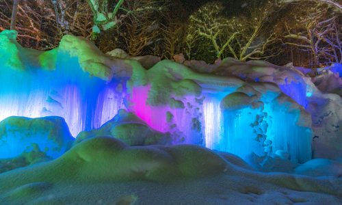 岐阜県高山市朝日町胡桃島氷点下