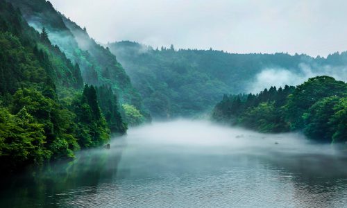 下呂市金山町飛騨川の景色！